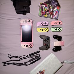Nintendo Switch with accessories