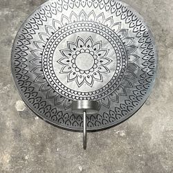 Mandala Candle Holder Pair