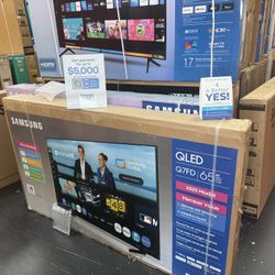 65”Samsung Qled Q7F 4K S-Mart TV