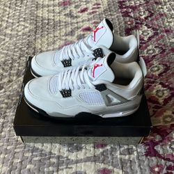 Jordan 4 White Cement 10