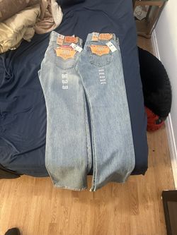 Two Pairs Of Levi 501 Jeans 
