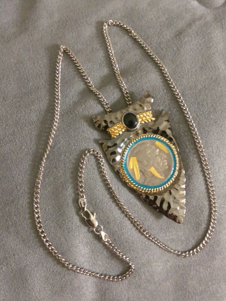 Bradford exchange authentic Buffalo Nickel arrowhead