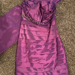 Beyond Division Of Jovani Purple Cocktail Dress, Size 0