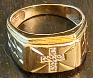 10 K Solid Good Ring