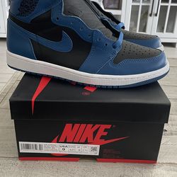 Jordan 1 Retro High OG Marina Blue Size 9