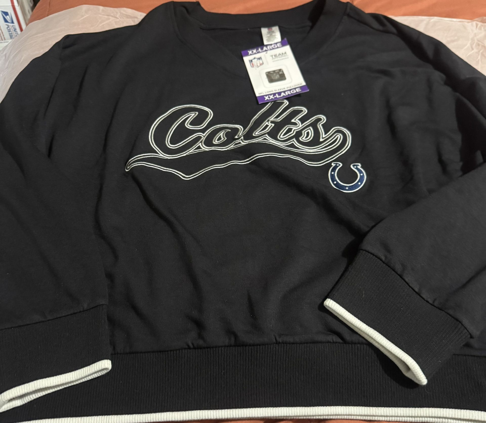 Nfl Colts Women Long Sleeve Pull Over
