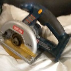 RYOBI CIRCULAR SAW 18v Cordless