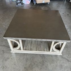 Mesa De Centro De Madera Sólida 