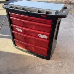 Red Tool Box 31”H 27”W 20”D For Sale