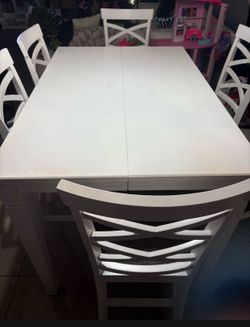 Dinning set 6 chairs 36x53