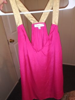 Hot pink Jennifer Lopez top