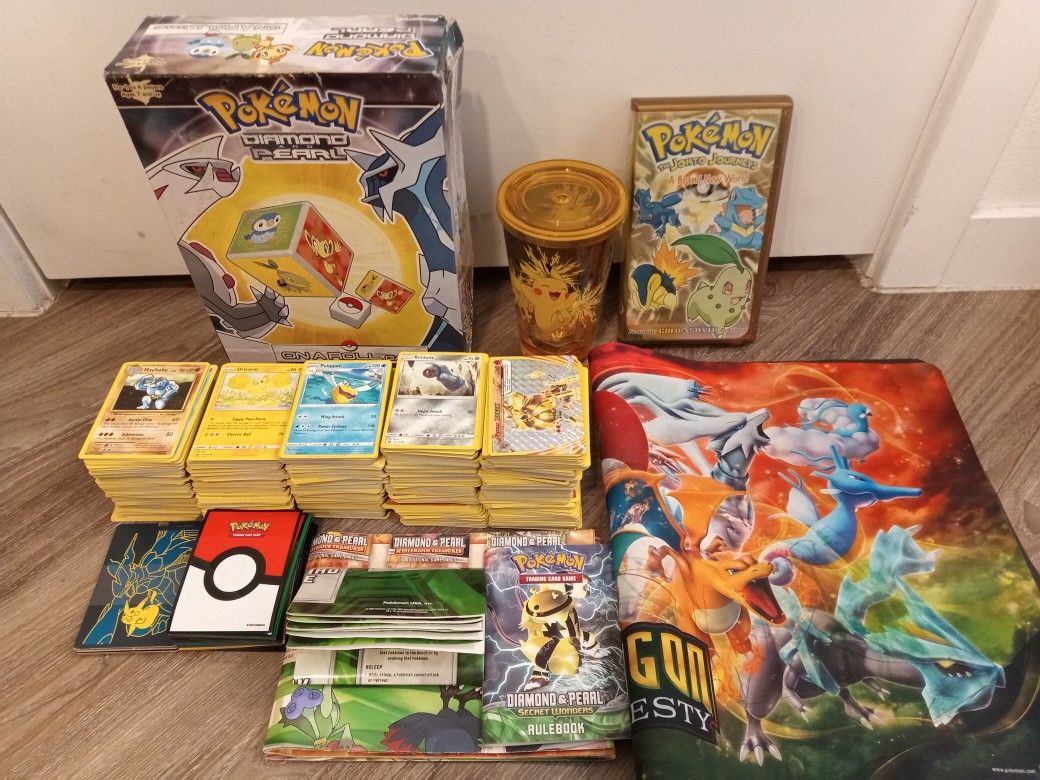 Pokemon Collection Of Cards VHS Posters Cups and More