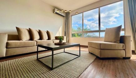 Beige Fabric Sofa and Accent Chair Set