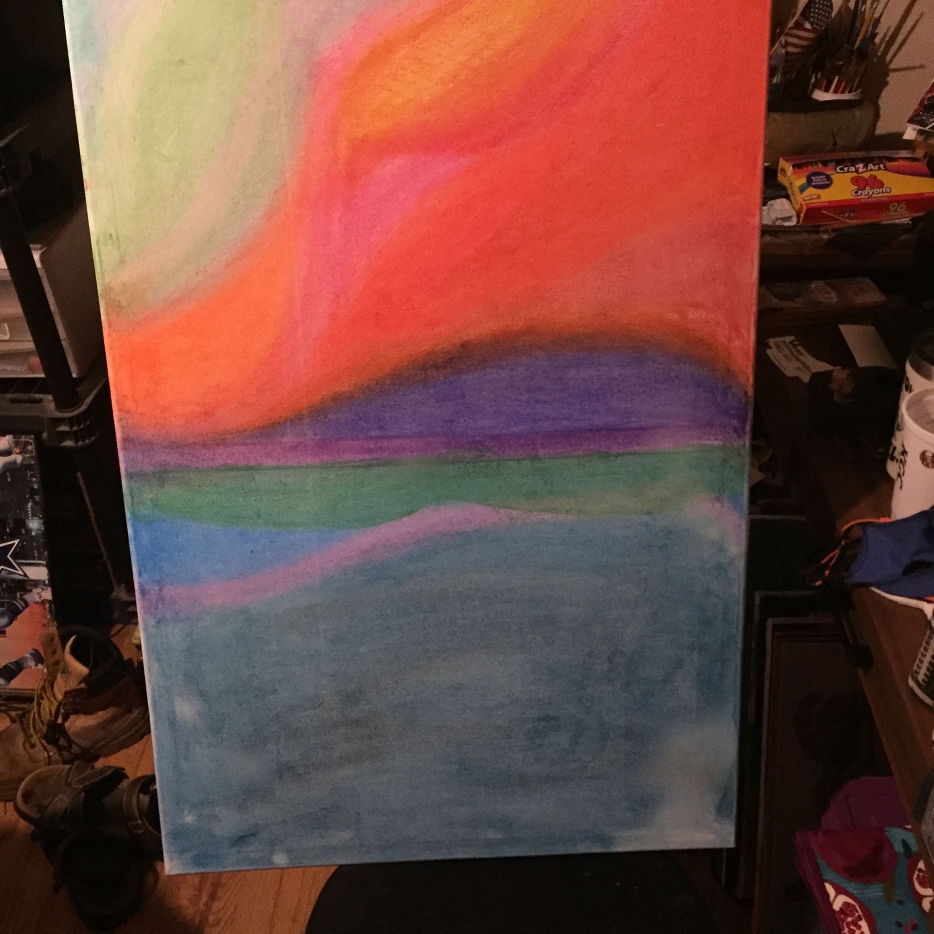Abstract Panting