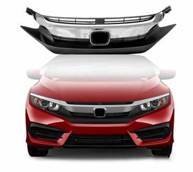 Front bumper grille honda civic