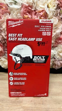 Milwaukee BOLT Clear Dual Coat Lens Eye Visor