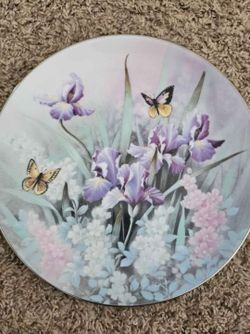 Edwin M. Knowles Topaz Beauties Collector Plate by Tan Chun Chiu