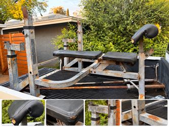 Heavy Duty Weight Bench with preacher curl