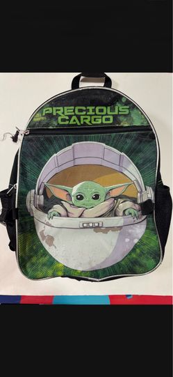 STAR WARS BABY YODA BACK PACK. PRECIOUS CARGO. PRELOVED. 16”
