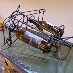 Metal Aviator Wine/ Bottle Holder