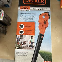 BLACK+DECKER 20-volt max 4-cycle 80.0-CFM 130 Battery Handheld Leaf Blower 1.5 Ah
