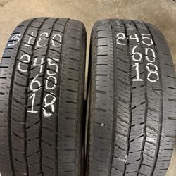 245/60 18 Pair Of Tires Brand Deantires 