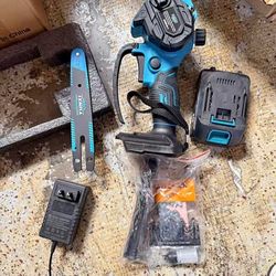 Battery Chainsaw 6 Inch with Handheld Chain Saw Pruning