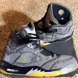 Jordan Off Whites retro 5’s size12