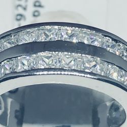 Sterling Silver W/band Size 5