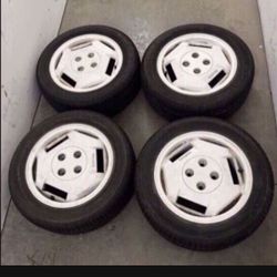 4 — 185/60r14  4x100 4x3.93 Stock MR2 AW11 Mazda Miata ND Civic Corolla Fit Xa Xb Ia Yaris Wheels Rims Tires!!!!!!!!!