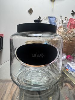 Glass Cookie Jar