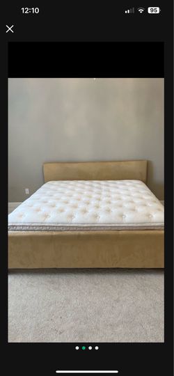 King Size Bed Frame And Mattress $350 All together