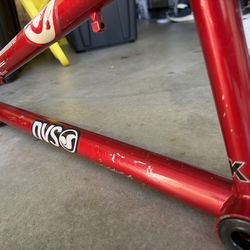 Kink Whip BMX Frame – Red – Used