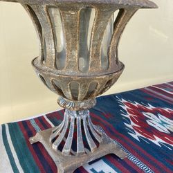 Rustic Garden candle holder