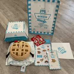 Jellycat New York Exclusive Amuseables Burger FAO SCHWARZ Jelly Cat hamburger Waffle 