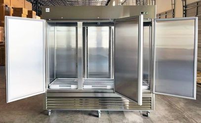 NSF Reach-in Commercial SS Freezer 3 Door KF-82B
