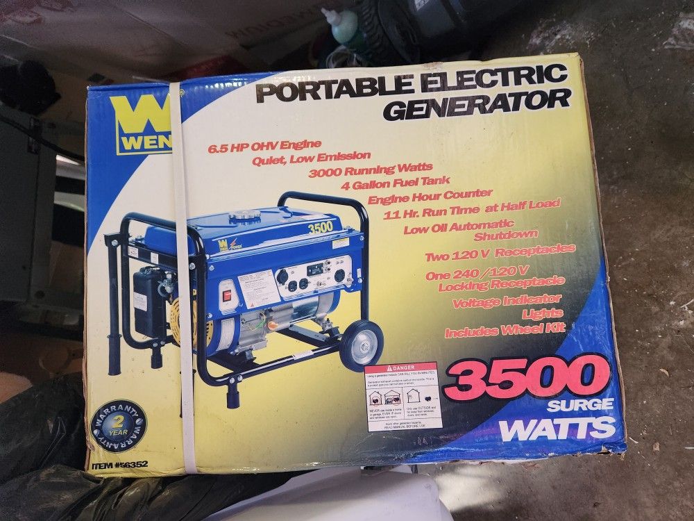 Wen Portable Electric Generator
