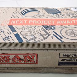 Man Crates Custom Knife Making Kit.