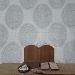 Vintage Handmade Wood. Bookends Wood Carved  Greatest Grandma 