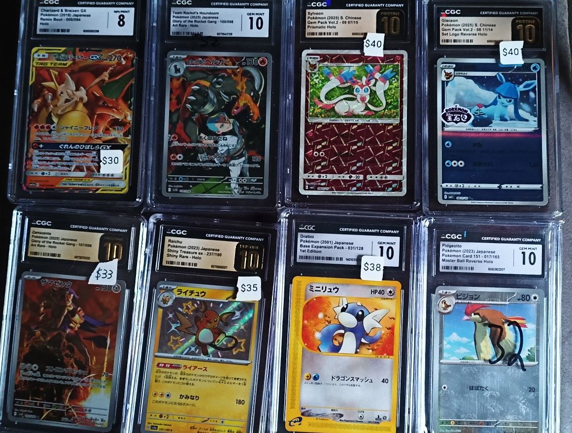 CGC Graded Pokemon Cards