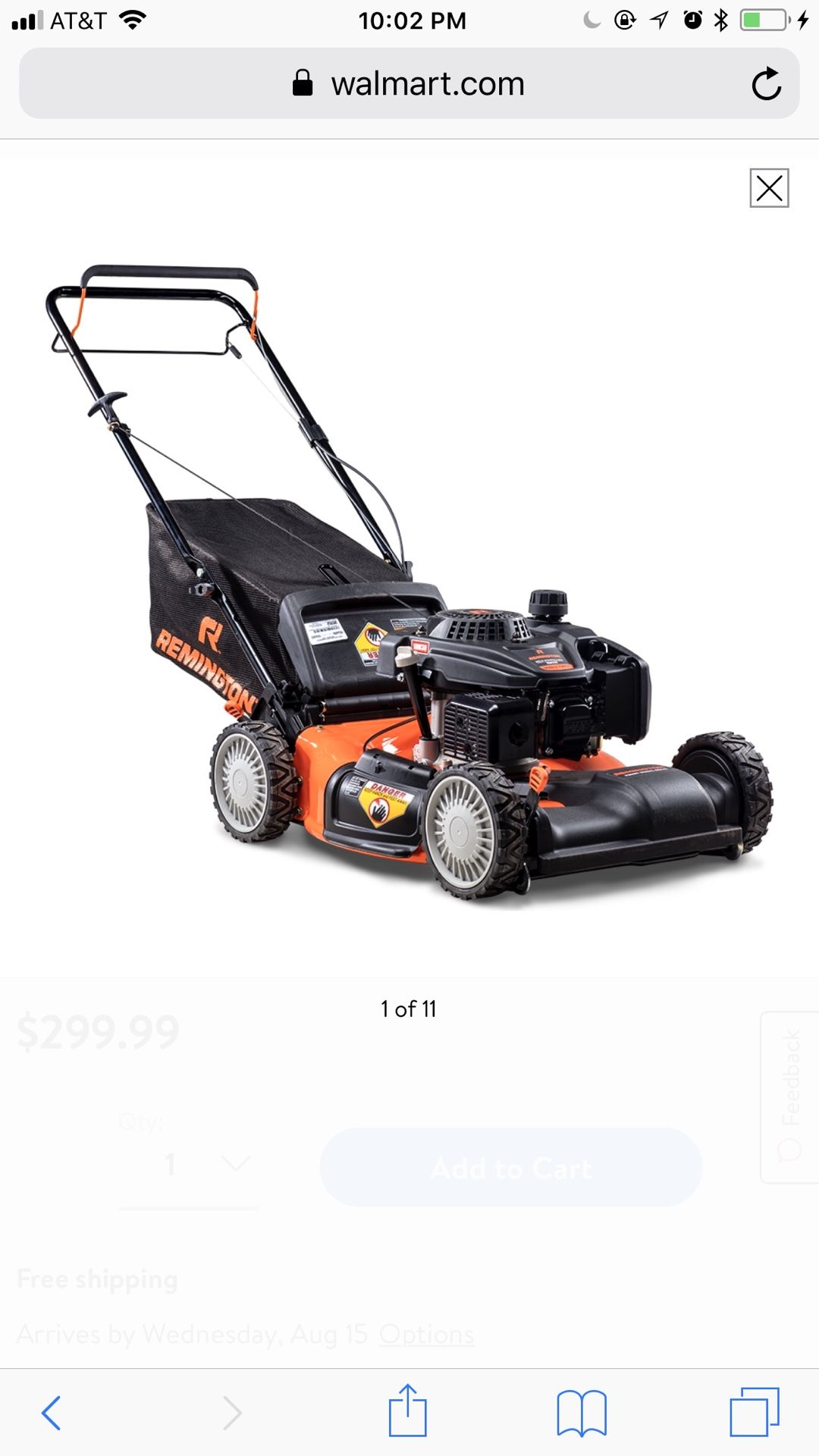 Remington RM210 Pathfinder 21" Self-Propelled FWD Gas Push Mower 3-in-1 159cc