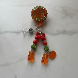 Holiday handmade name badge