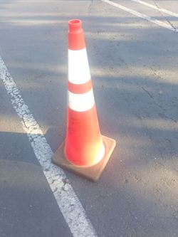 Safety cones 3 feet high