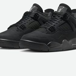 Air Jordan Retro 4 “Black Cat” Size 11, 10.5, 7, 6.5