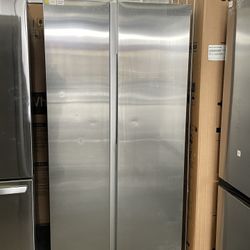 Samsung Side By Side Plain Face Refrigerator In Counter Depth 