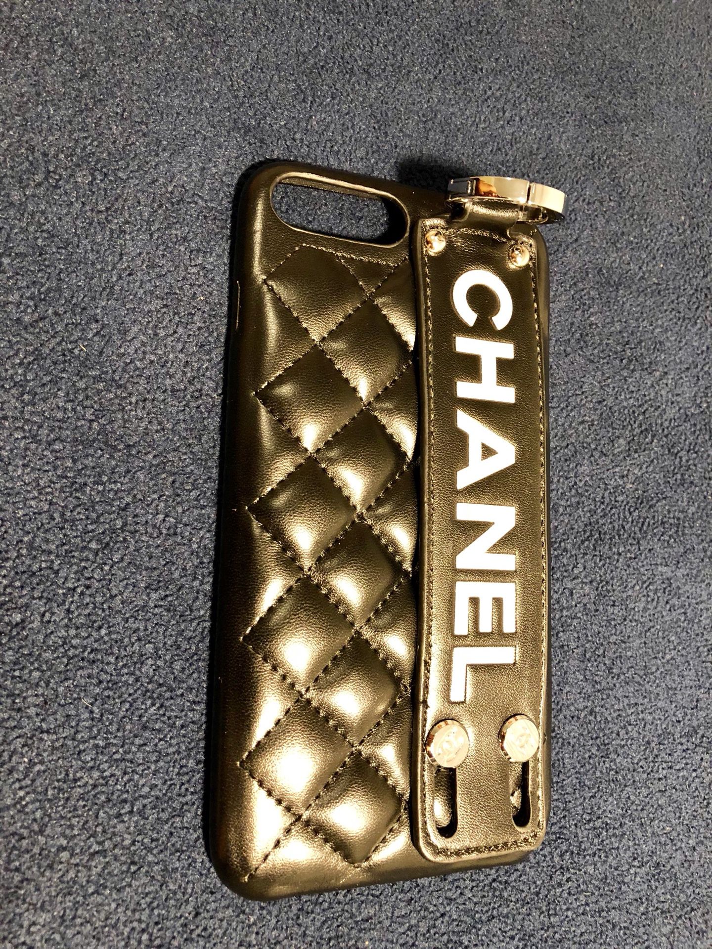 chanel phone case with strap