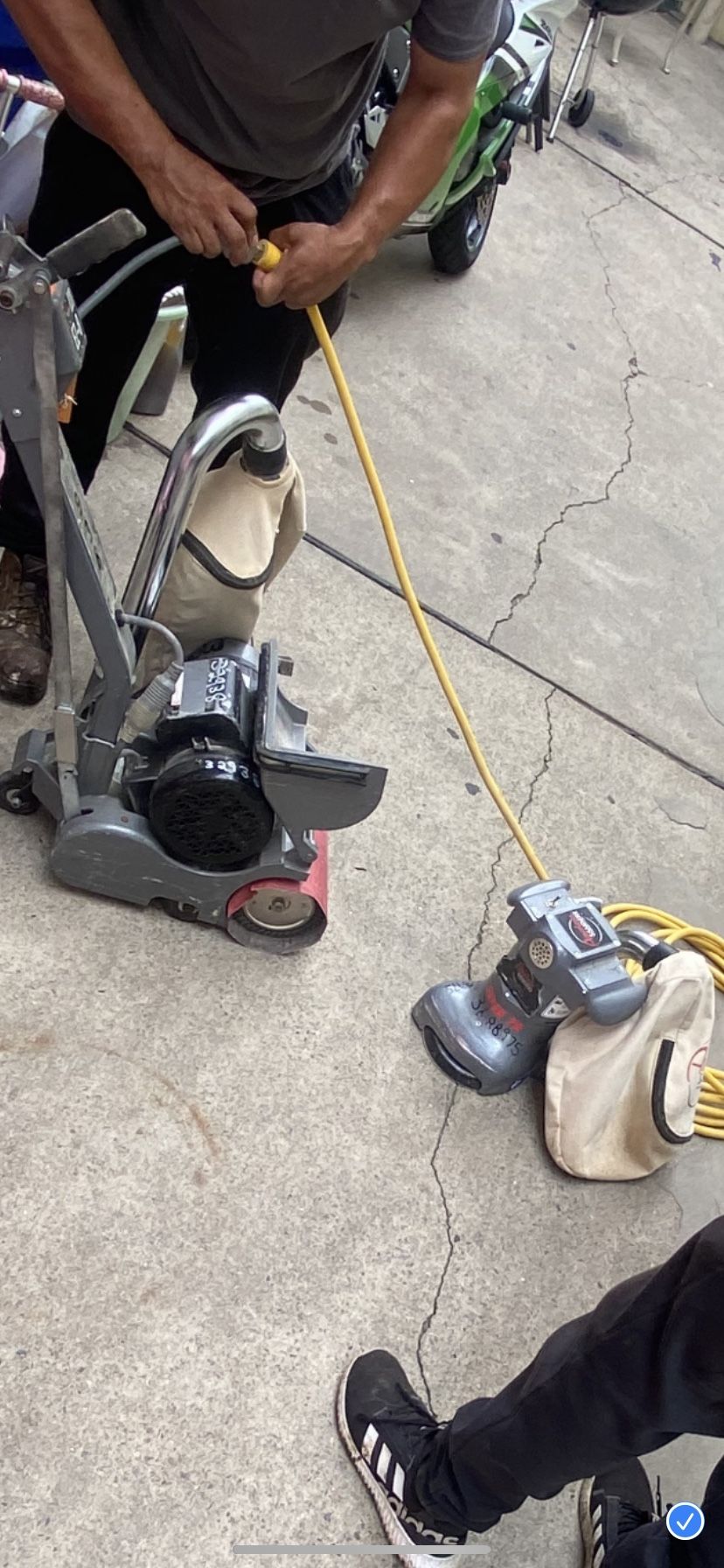 Drum Sanders & Floor Edger. Jumping Jack Compactor