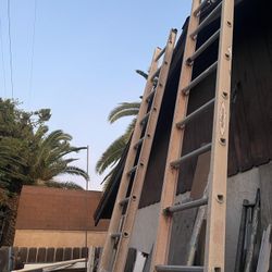 28 foot fiberglass two piece ladder