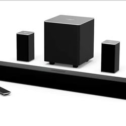 (Move ASAP!) Like *NEW** Vizio Wireless sound system & FREE stands
