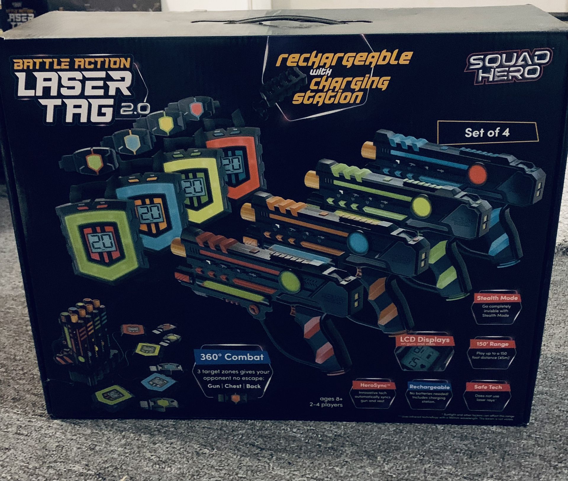 Squad Hero Laser Tag 2.0 ( 2 Sets ) for Sale in Lehightn Bor0, PA OfferUp